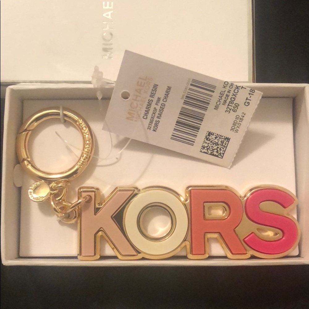 Michael Kors colorful keychain